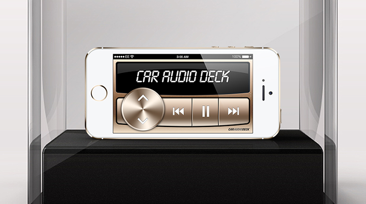 Car Audio Deck For iOS Now Available In Limited Edition Gold - Let's