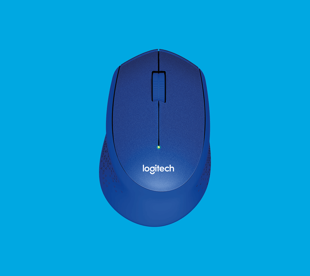 Logitech M330 Silent Plus Mouse - Blue - Tech Savvy Solutions